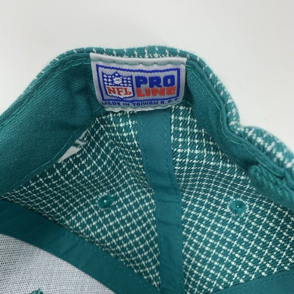Vtg Miami Dolphins NFL Pro Line Embroidered Baseball Cap Hat Adjustable - Picture 8 of 9